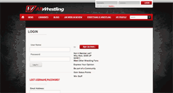 Desktop Screenshot of my.allwrestling.com